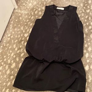 Amanda Uprichard sleeveless tuxedo dress